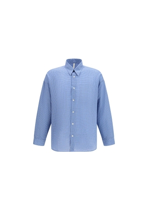 Sunflower Blue Cotton Shirt - L