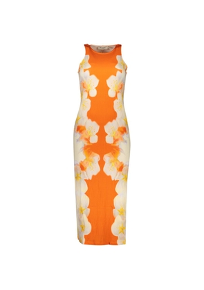 Desigual Arancione Viscosa Women Dress - S
