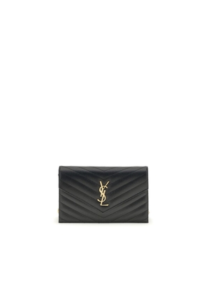 Saint Laurent Black Calf Leather Bos Taurus Shoulder Bag