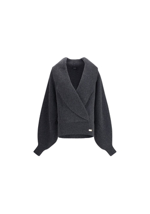 Balmain Gray Wool Sweatshirt - S