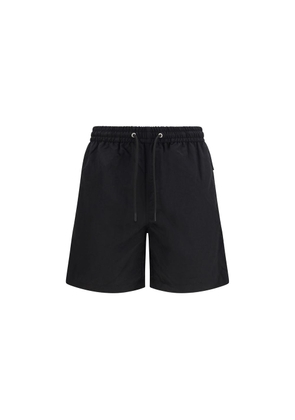 Sunflower Black Nylon Bermuda Shorts - L