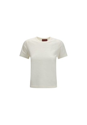 Gucci White Cotton T-Shirt - M