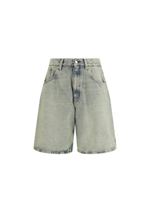 Sunflower Blue Cotton Bermuda Shorts - W30