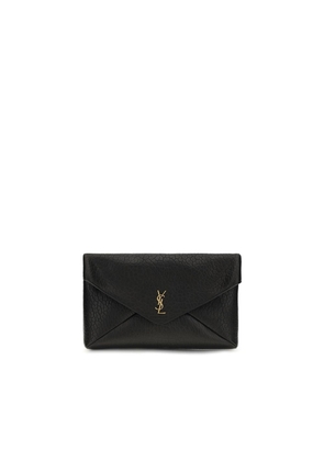 Saint Laurent Black Lamb Ovis Aries Aries Shoulder Bag