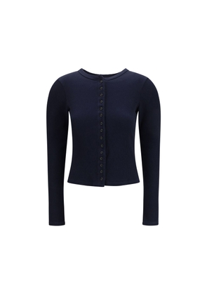 Citizens of Humanity Blue Cotton Cardigan - L