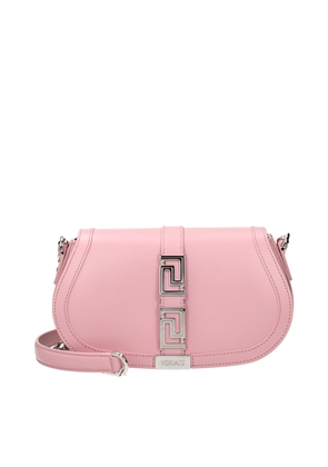 Versace Pink Leather Shoulder Bag