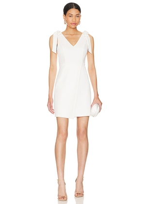 BCBGeneration Tie Sleeve Mini Dress in Ivory. Size 2. Also in 6.