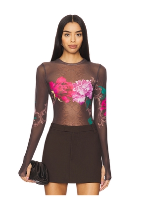 AFRM Kaylee Top in Brown. Size XS. Also in S.