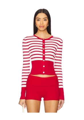 ALL THE WAYS Kerra Cardigan in Red. Size L. Also in XS.