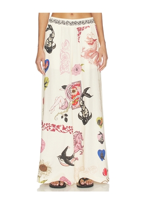 Agua Bendita Winter Pants in Ivory. Size M. Also in L, XL.