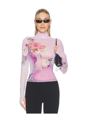 AFRM Zadie Top in Pink. Size 1X. Also in 2X, L, M, S, XL, XS, XXS.