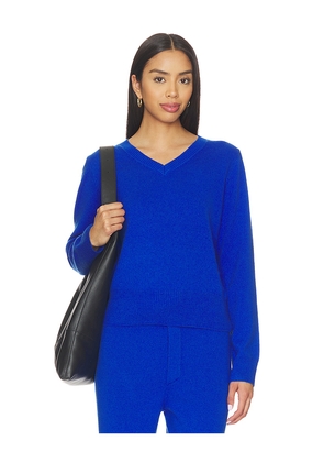 Artless Forever Tove V-neck Sweater in Royal. Size L. Also in M, S, XL, XS, XXS.