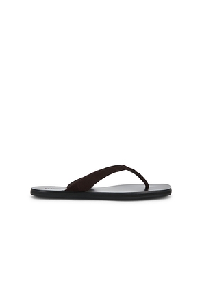 BLACK SUEDE STUDIO Bae Sandal in Chocolate. Size 38. Also in 38.5, 40, 41.