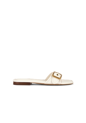 Coach Margot Flat Sandal in Ivory. Size 10. Also in 5.5, 6, 6.5, 7, 7.5, 8, 8.5, 9, 9.5.