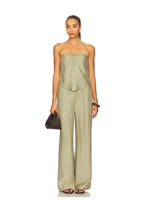 HEARTLOOM Violet Set in Army. Size L. Also in M, S, XL.