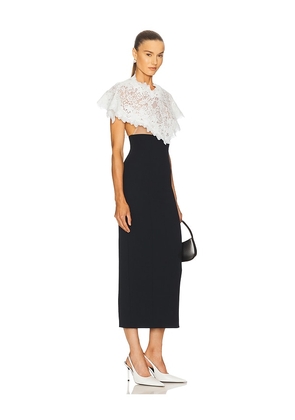Helsa The Marchioness Midi Dress in Black. Size S. Also in XS.