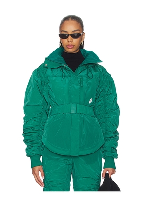 Free People x FP Movement Lift Laugh Love Ski Jacket in Green. Size M. Also in S, XS.