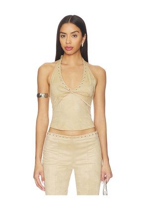 I.AM.GIA Zephyr Top in Tan. Size L. Also in M, S, XL, XS, XXS.