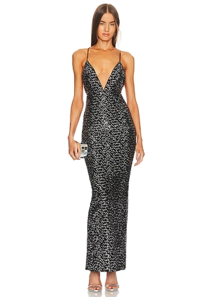 Michael Costello x REVOLVE Gina Gown in Black. Size XL. Also in XS.
