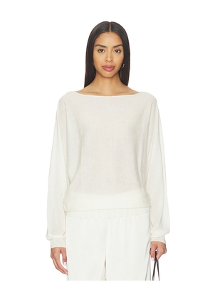 Favorite Daughter The Effortless Sweater in Ivory. Size L. Also in M, S, XL, XS.
