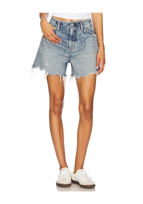 Moussy Vintage Ludlow No Belt Shorts in Blue. Size 31. Also in 27.