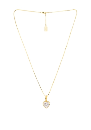 MIRANDA FRYE Cheri Necklace in Metallic Gold.