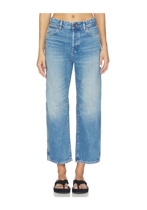 Madewell Darted Barrel Jeans in Blue. Size 23. Also in 24, 25, 26, 27, 28, 29, 31, 32, 33.