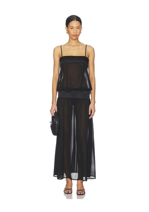 LIONESS Gracia Maxi Dress in Black. Size L. Also in M, S, XL, XS, XXL.