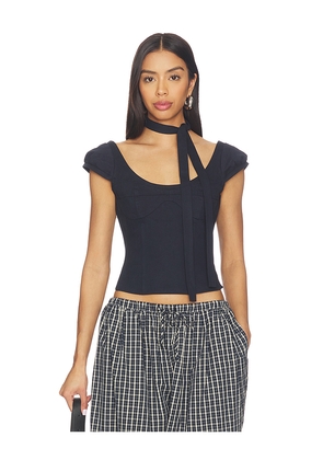 LIONESS Inizio Corset in Navy. Size L. Also in M, S, XL, XS.