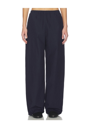 LESET Kyoto Wide Leg Pant in Navy. Size L. Also in M, S, XS.