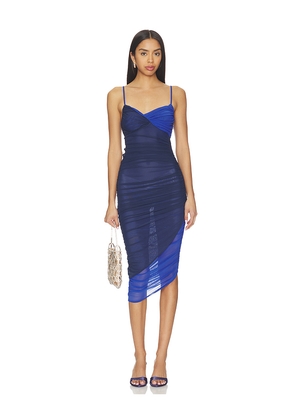 NBD Kavya Midi Dress in Royal. Size L. Also in M, S, XL, XS, XXS.
