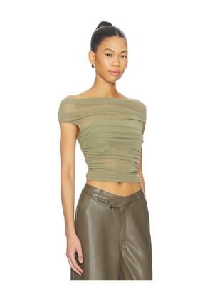 SOVERE Zeya Top in Olive. Size L. Also in S.