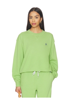 Polo Ralph Lauren Island Crew Neck Sweatshirt in Green. Size L. Also in M, S, XL, XS, XXS.