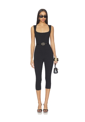 retrofete Leana Jumpsuit in Black. Size L. Also in M, S, XL, XS, XXS.