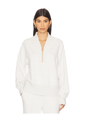 Varley Sally Half Zip Sweatshirt in Ivory. Size L. Also in M.