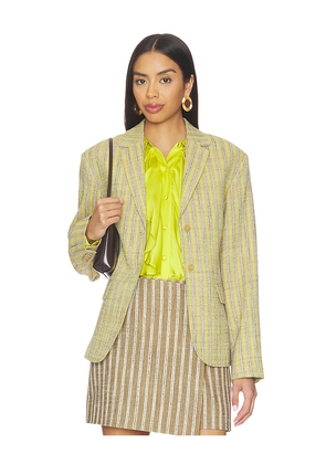 Ulla Johnson Matteo Blazer in Green,Lavender. Size 0. Also in 10, 2, 4, 6, 8.