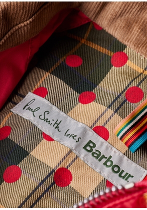 Paul Smith Loves Barbour Paul Smith loves Barbour - Winterberry 'Sugarlump Bedale' Jacket Red