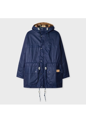 Paul Smith Loves Barbour Paul Smith loves Barbour - Regal Blue 'Durham' Waxed Jacket