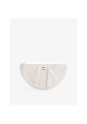 Womens Reselfridges Pre-Loved Chanel Leather Wave Clutch Bag