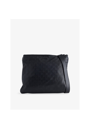 Womens Reselfridges Pre-Loved Gucci Guccissima Leather Crossbody Bag