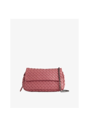 Womens Reselfridges Pre-Loved Mini Intrecciato Expandable Chain Leather Crossbody Bag