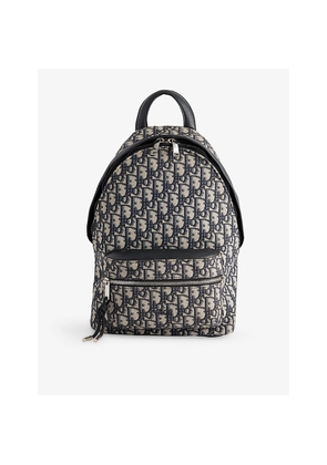 Reselfridges Pre-Loved Christian Dior Zip Around Canvas Backpack