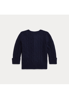 Cable-Knit Cashmere Cardigan