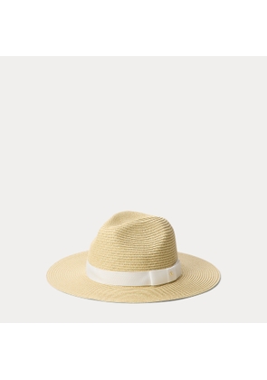 Packable Plaited Straw Fedora