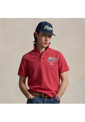 Classic Fit Tractor-Appliquéd Polo Shirt