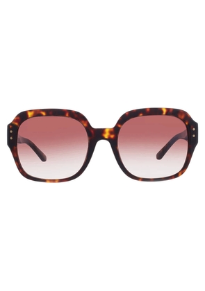 Tory Burch Brown Gradient Square Ladies Sunglasses TY7143U 172813 56