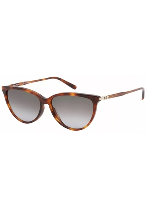 Ferragamo Grey Cat Eye Ladies Sunglasses SF2870SCP 214 55