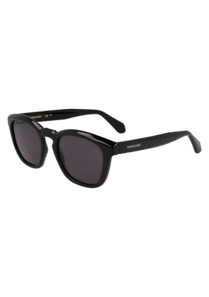 Ferragamo Grey Square Unisex Sunglasses SF2040SE 001 50