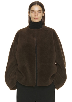The Row Valorin Jacket in Brown - Brown. Size 2 (also in ).