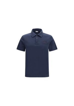 Burberry Blue Cotton Polo Shirt - S